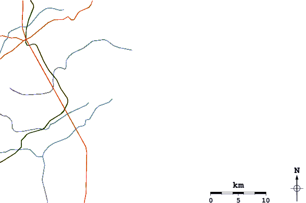 Routes et rivières à proximité Mar da Frente