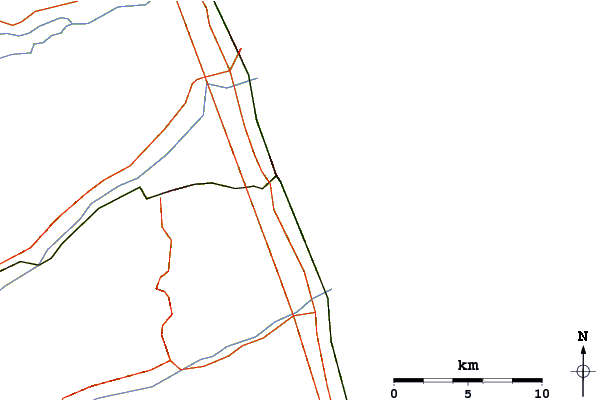 Routes et rivières à proximité Marina Palmense