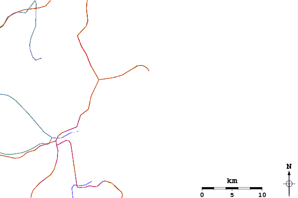 Routes et rivières à proximité Mariscal