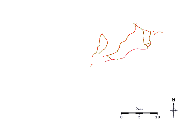 Routes et rivières à proximité Mata Veri