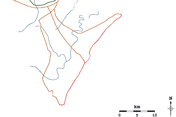 Routes et rivières à proximité Matinhos