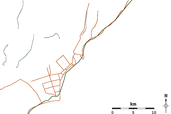 Routes et rivières à proximité Meatworks