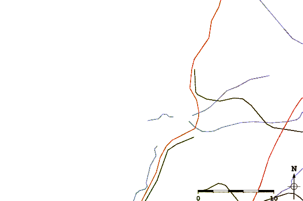 Routes et rivières à proximité Messanges