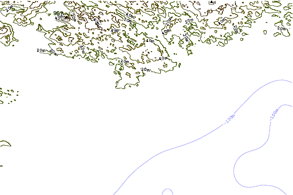 Littoral autour Michaud Point