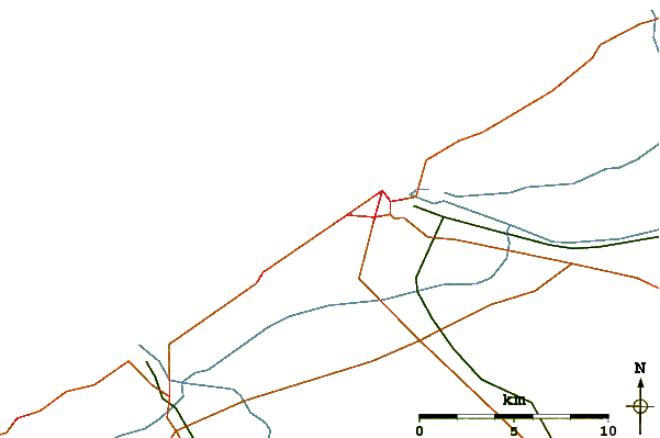 Routes et rivières à proximité Middelkerke