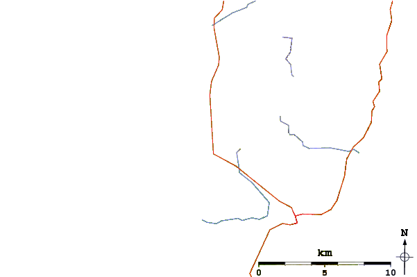 Routes et rivières à proximité Middle Beach