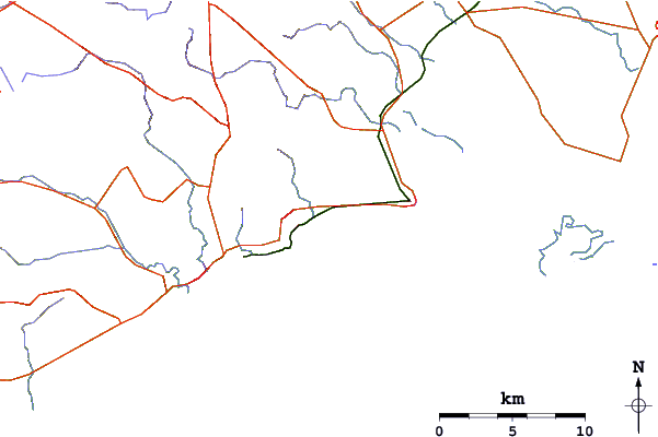 Routes et rivières à proximité Middleton Point