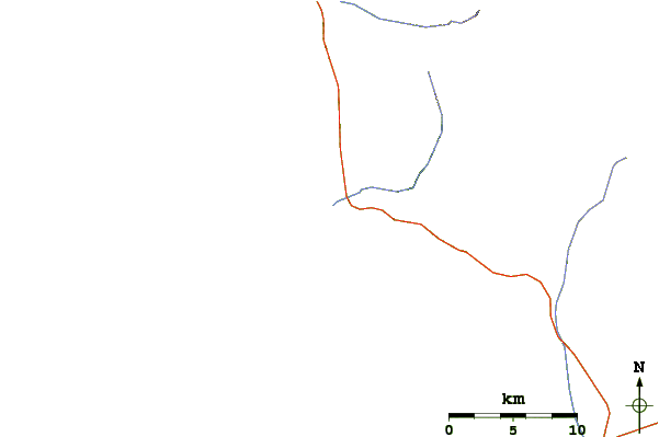 Routes et rivières à proximité Migrino