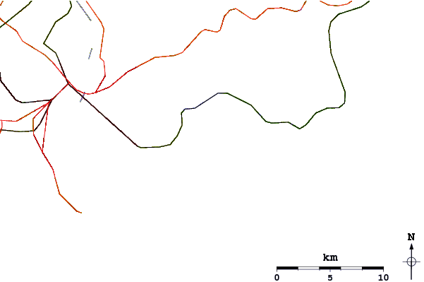 Routes et rivières à proximité Minutes