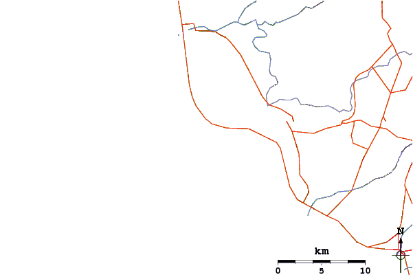 Routes et rivières à proximité Mirador Viewpoint