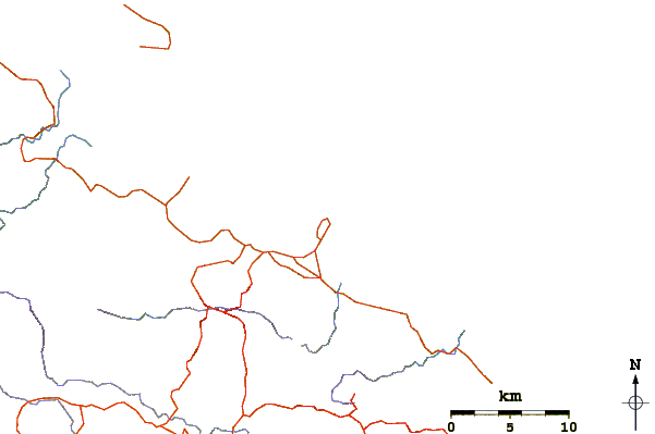 Routes et rivières à proximité Moem Point