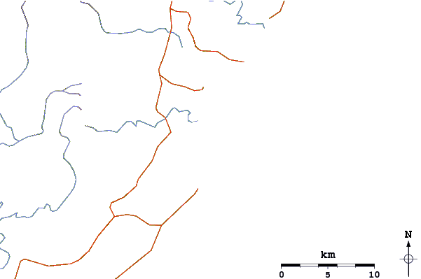Routes et rivières à proximité MollymookBeach