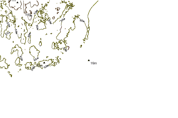 Littoral autour Monahans Dock