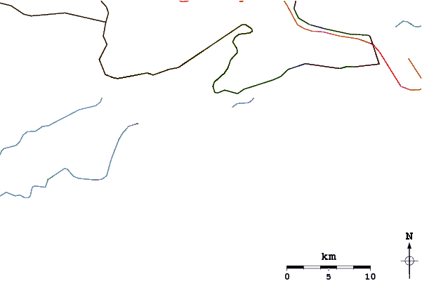 Routes et rivières à proximité Mongagua