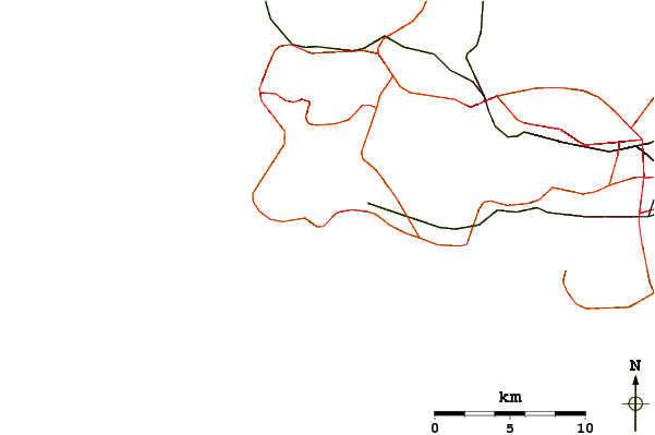 Routes et rivières à proximité Monte Estoril
