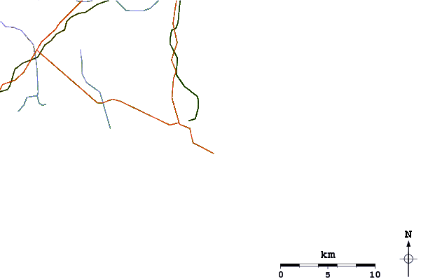 Routes et rivières à proximité Morghella