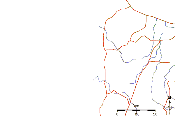 Routes et rivières à proximité Moses Rock