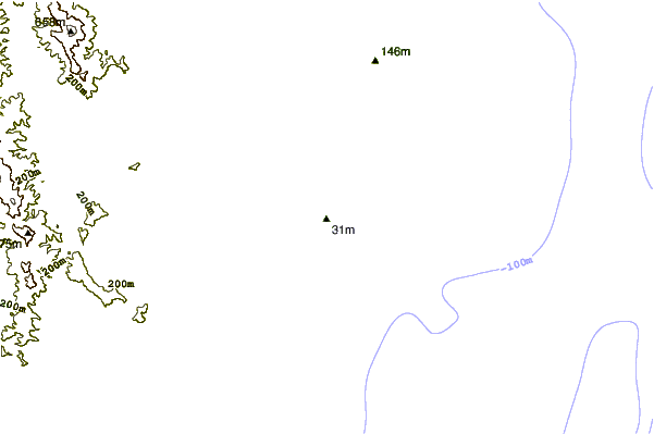 Littoral autour Mosquito Bay