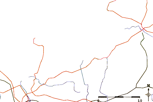 Routes et rivières à proximité Moulin La Rive