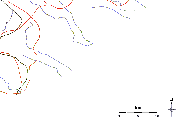 Routes et rivières à proximité Mtati