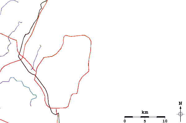 Routes et rivières à proximité Narrabeen-South
