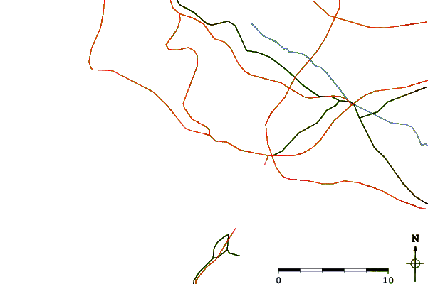 Routes et rivières à proximité Nauzan