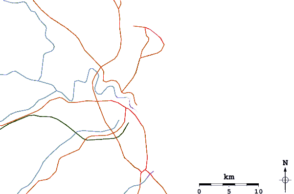 Routes et rivières à proximité Navegantes