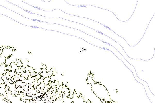 Littoral autour Navy Island