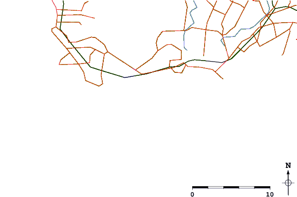 Routes et rivières à proximité Nicks Point