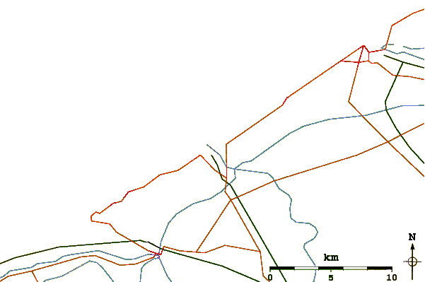 Routes et rivières à proximité Nieuwpoort