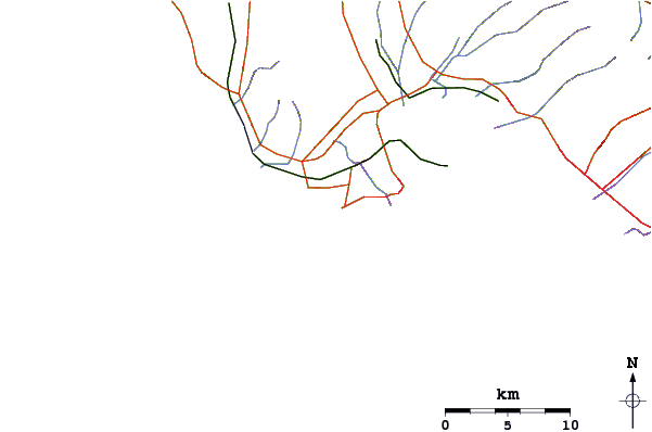Routes et rivières à proximité Nimitz Beach