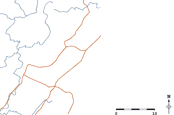 Routes et rivières à proximité North Tabourie