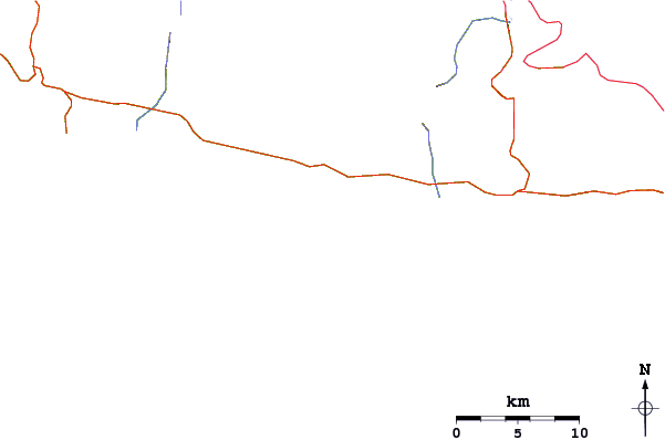 Routes et rivières à proximité Nuusafee Island