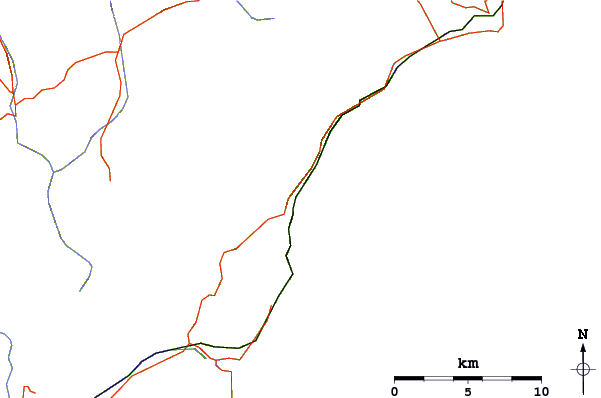 Routes et rivières à proximité Oaro