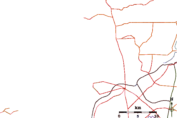 Routes et rivières à proximité Observation City