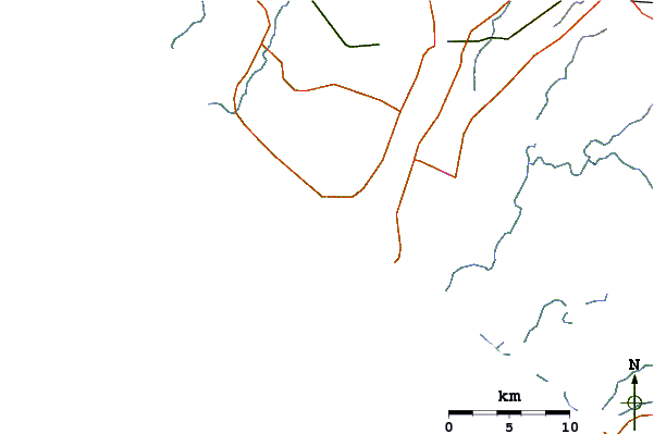 Routes et rivières à proximité Ocos