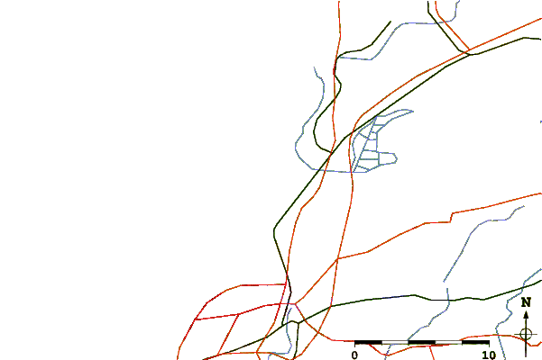Routes et rivières à proximité Ondres Plage