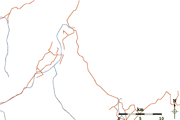Routes et rivières à proximité Onekaka