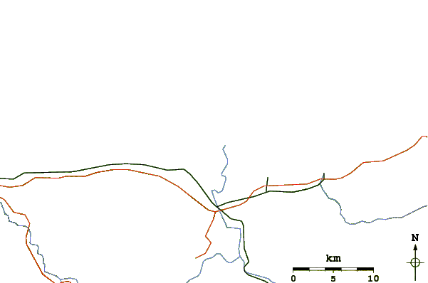 Routes et rivières à proximité Palma Real