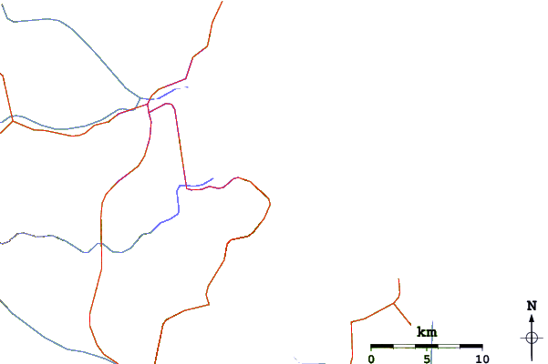 Routes et rivières à proximité Praia de Palmas