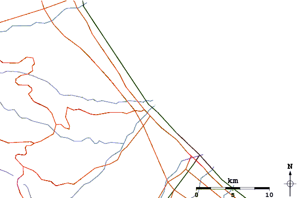Routes et rivières à proximité Paloma or Silvi Marina