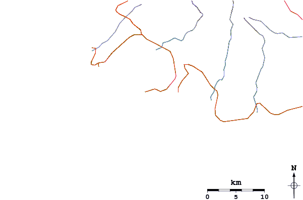 Routes et rivières à proximité Pango Point