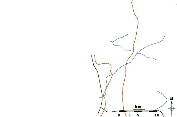 Routes et rivières à proximité Papagayo