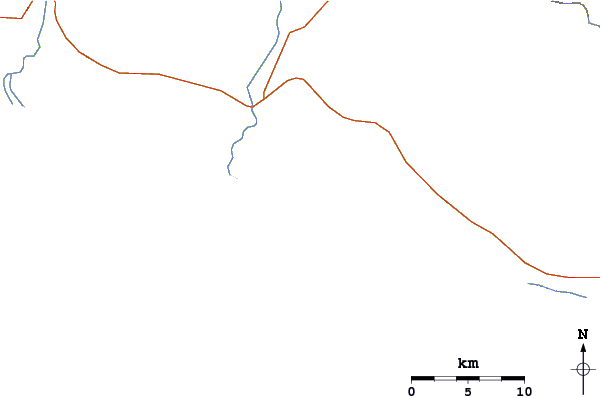 Routes et rivières à proximité Paraiso Escondido