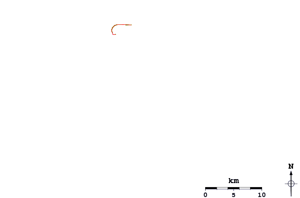 Routes et rivières à proximité Parea Left