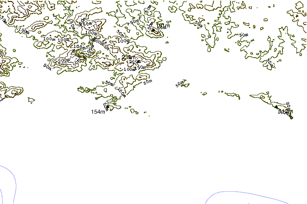 Littoral autour Peaceful Bay