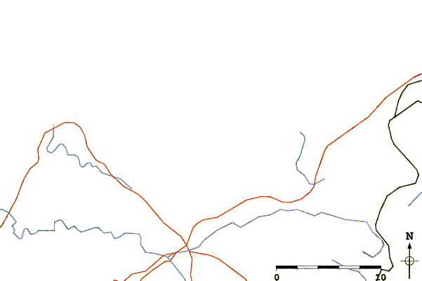 Routes et rivières à proximité Pedra do Sal