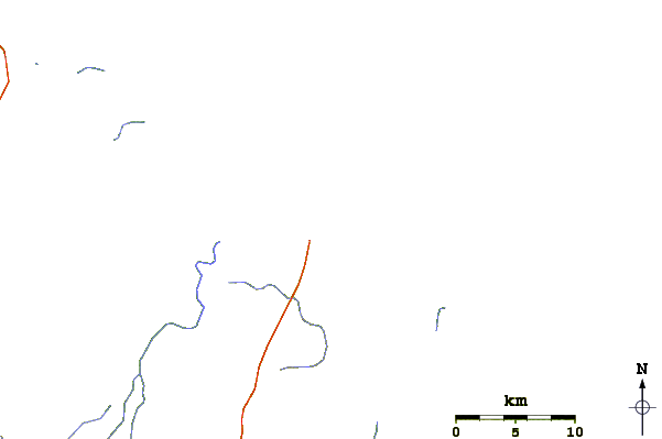 Routes et rivières à proximité Pedra do Meio