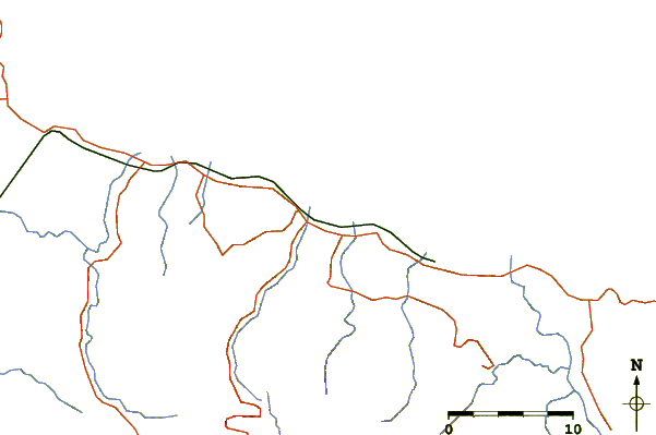 Routes et rivières à proximité Peenie Wally
