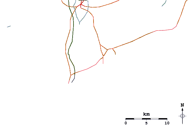 Routes et rivières à proximité Pendorcho